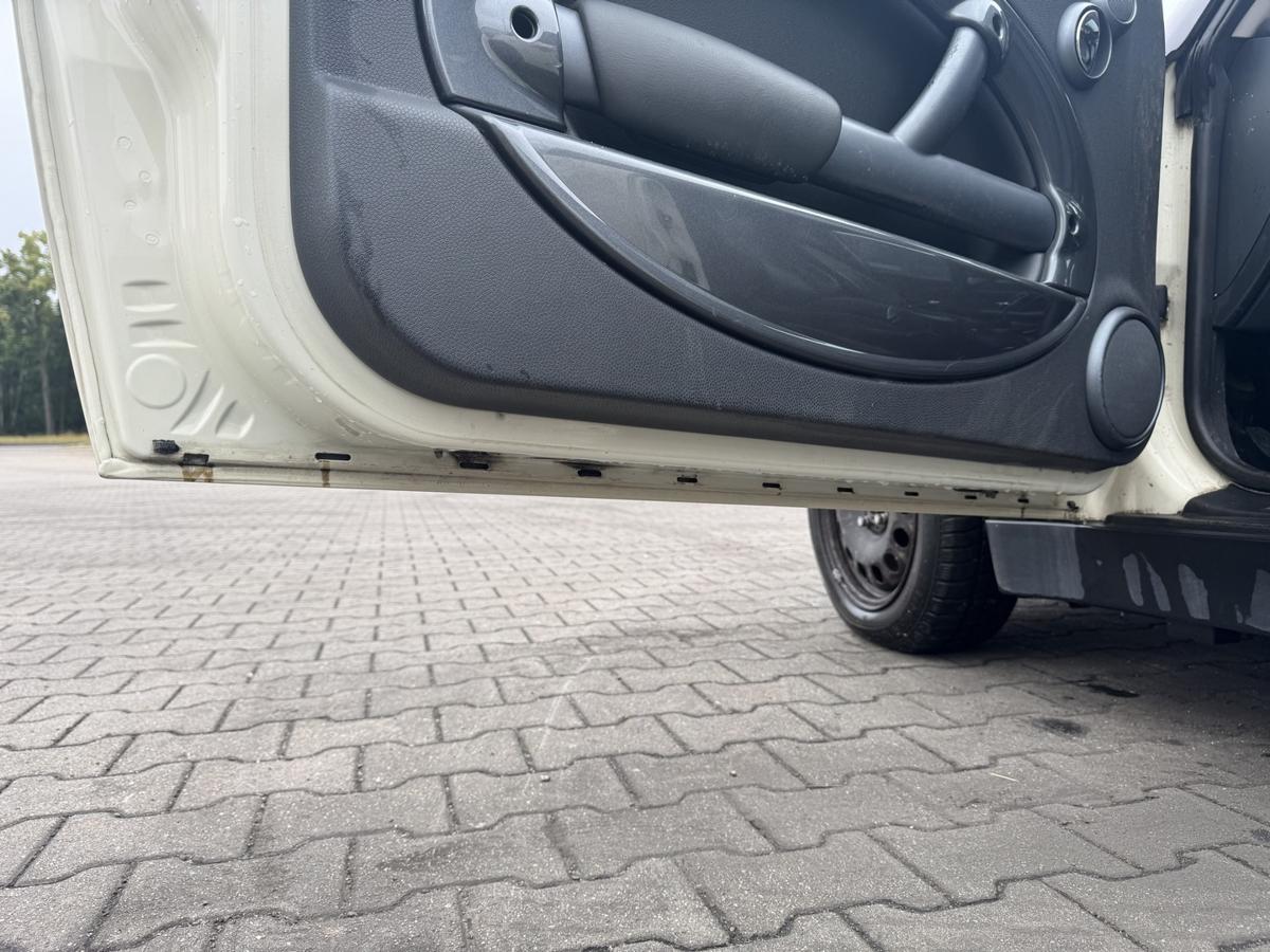 Mini Cooper R50 original T&uuml;r vorn links PEPPER WHITE 850 Rohbau Bj.2003